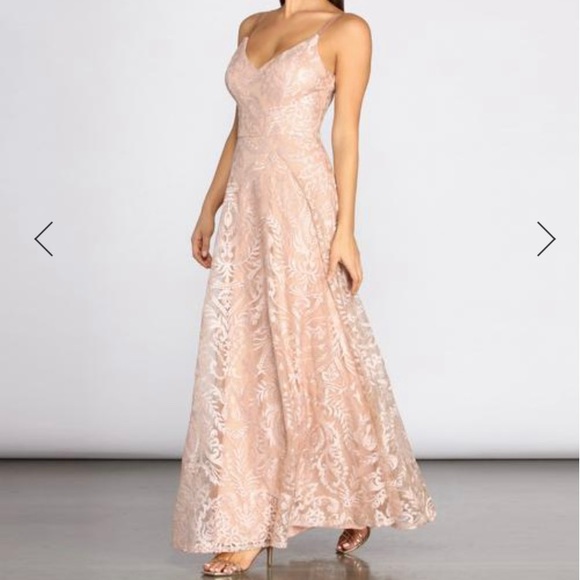 Light pink prom dress - Picture 2 of 3